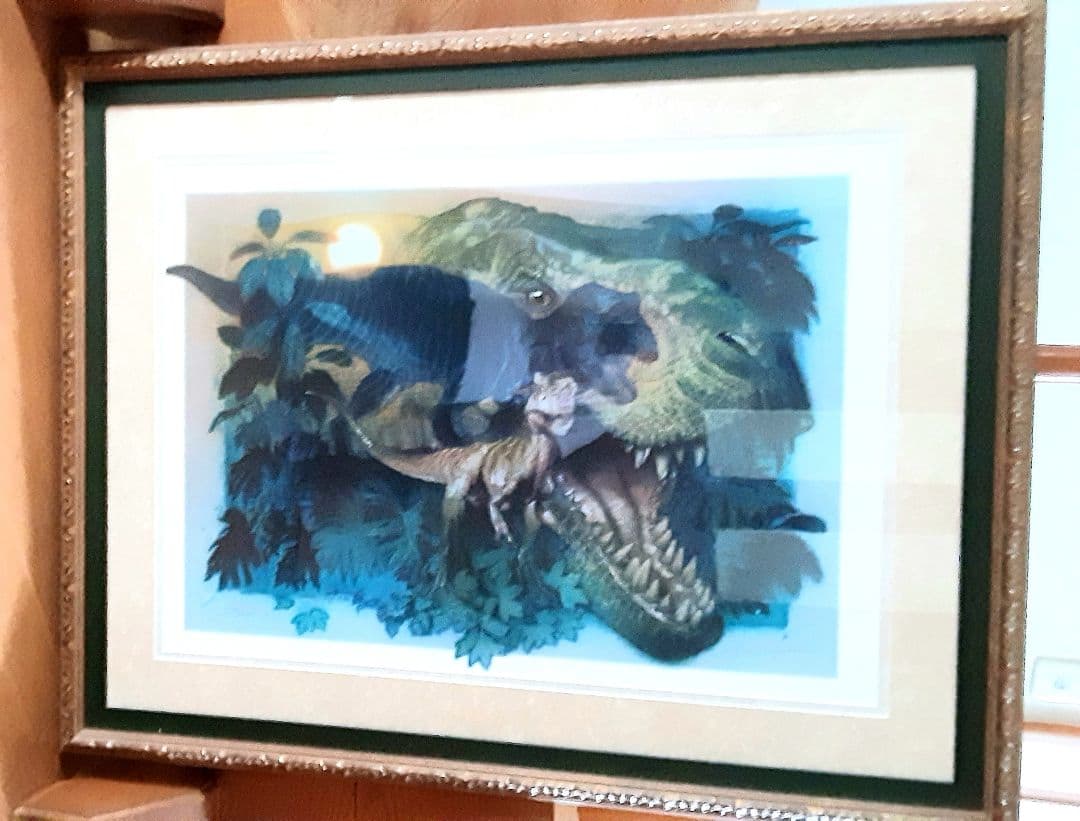 絵画　ドゥルー　ロストワールド　恐竜