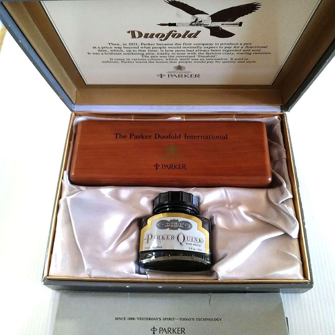 【ほぼ未使用品】PARKER DUOFOLD 万年筆　18K　1990年代
