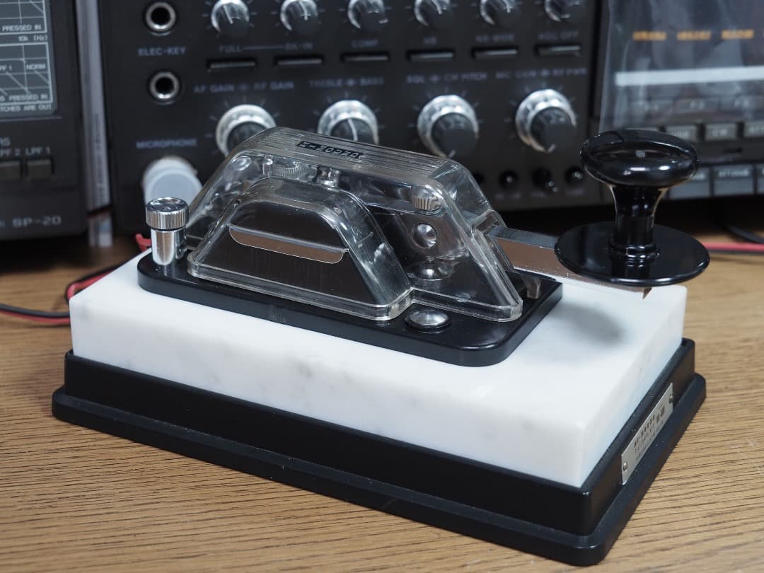 ■HI-MOUND(ハイモンド)HK-808 電鍵 元箱付き 電信キー