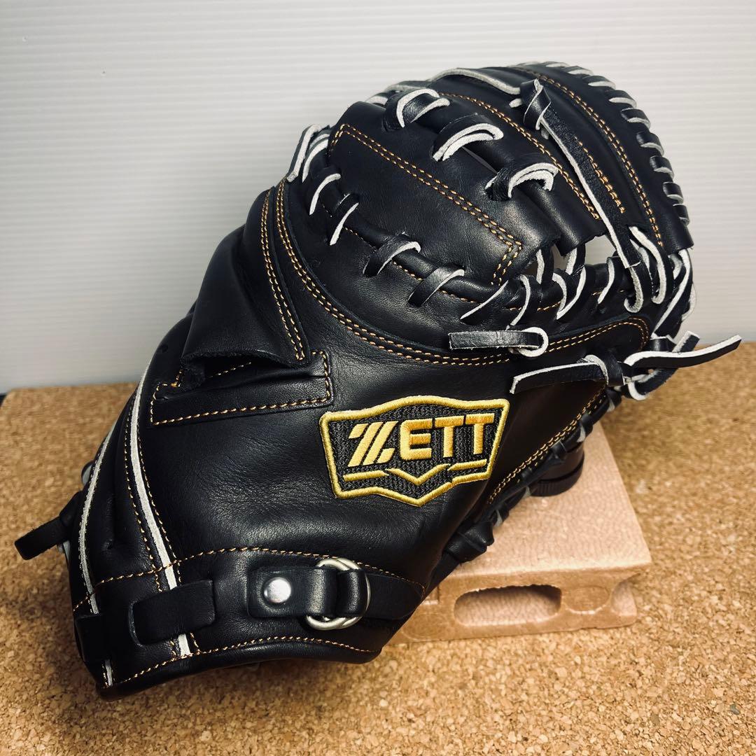 【美品】ZETT軟式グラブ捕手用ウィニングロードBRCB33512右投/一般大人