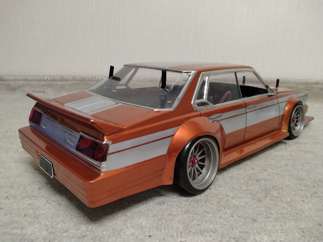 アオシマ 1/10 グラチャン RCボディ 430セドリック 塗装済 美品！