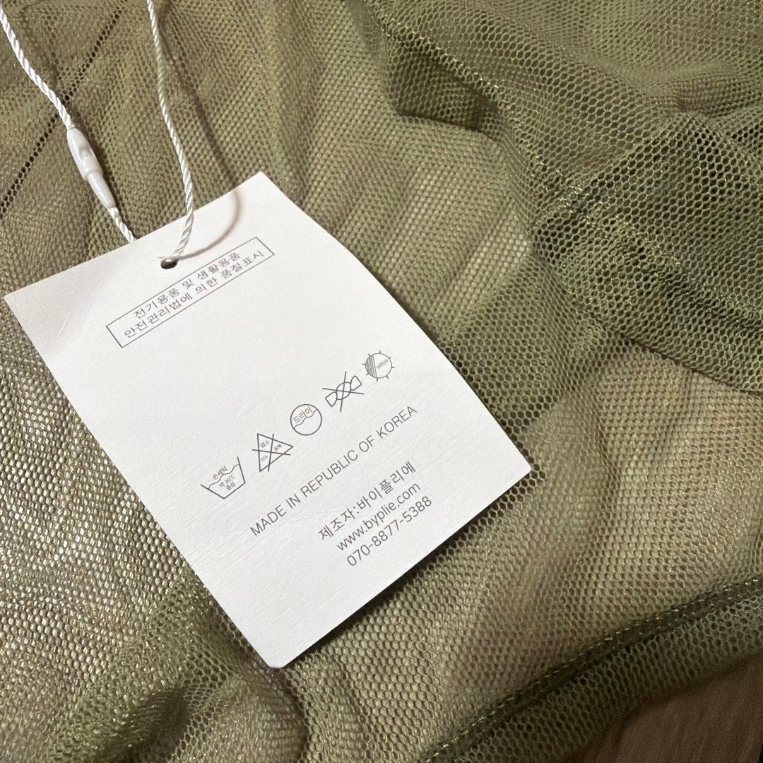 新品　バイプリエ　メッシュシュラグ　カーキ