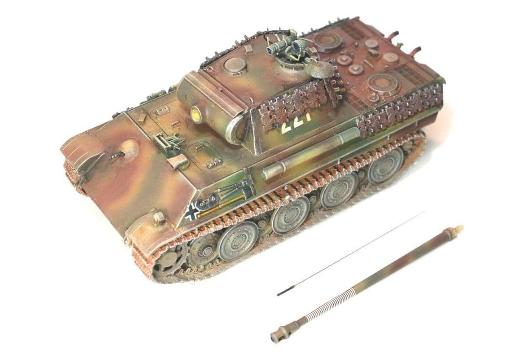 タミヤ 1/35 パンサーG型 赤外線暗視装置 スチールホイールVer.