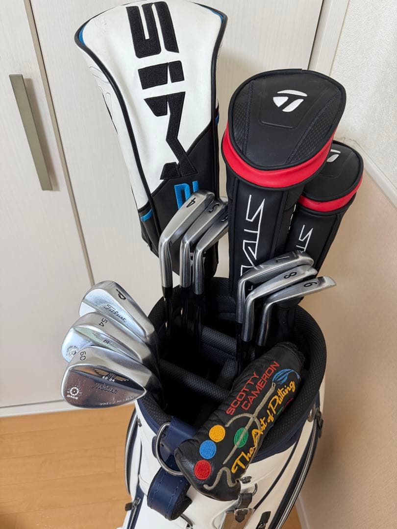 フルセットTaylorMade・Titleist・Scotty Cameron