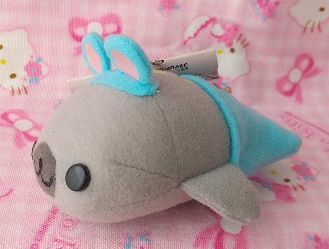 まめゴマ　おきがえマスコットキーチェーン　ぬいぐるみ　ねずみ