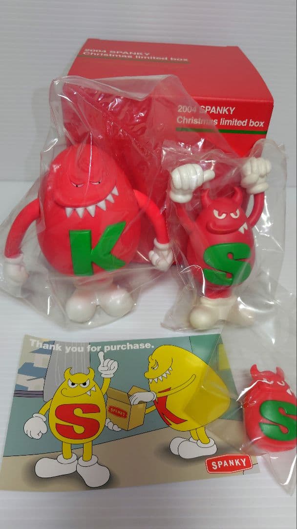 超レア！　SPANKY クリスマス　フィギュア　2004年 スパンキー　限定品