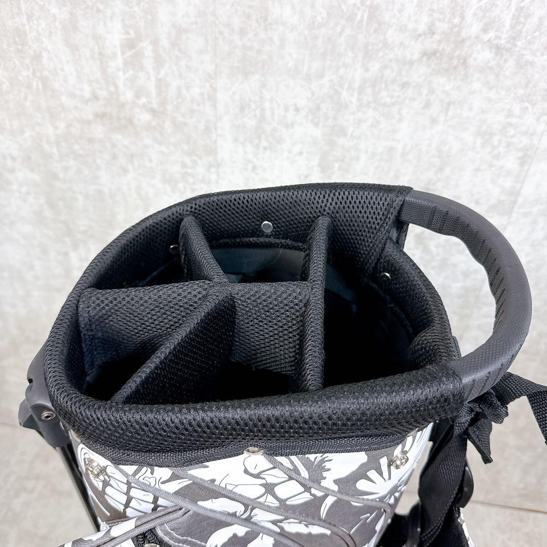 美品 MUTA MARINE ムータマリン スタンド キャディバッグ アロハ柄