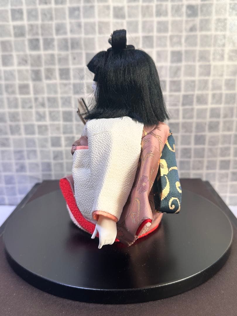 日本人形 市松人形 御所 雅 幸一光作 ガラスケース入り 美品☆