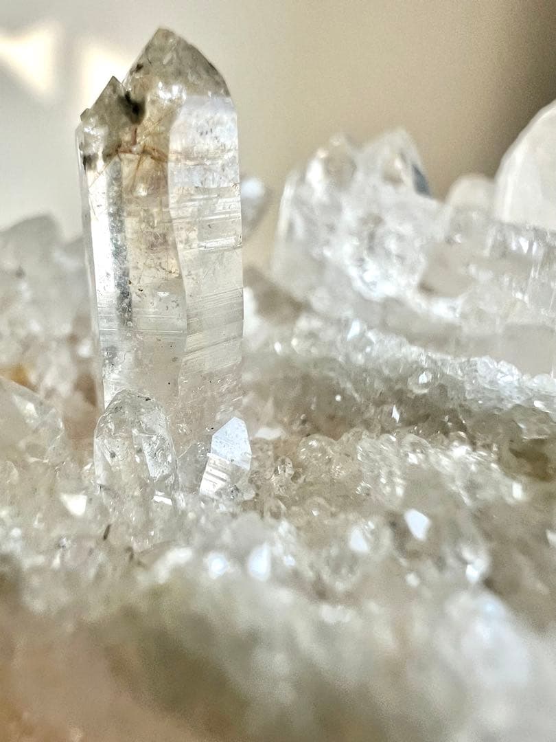 祝春節✨AAAAA宝石質マニハール 天空に浮かぶクリスタル神殿✨ルチル入天使の翼