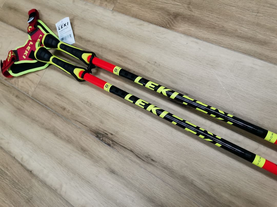 激レア 日本未入荷 21/22 レキ LEKI WCR SL 3D アルミ18Φ