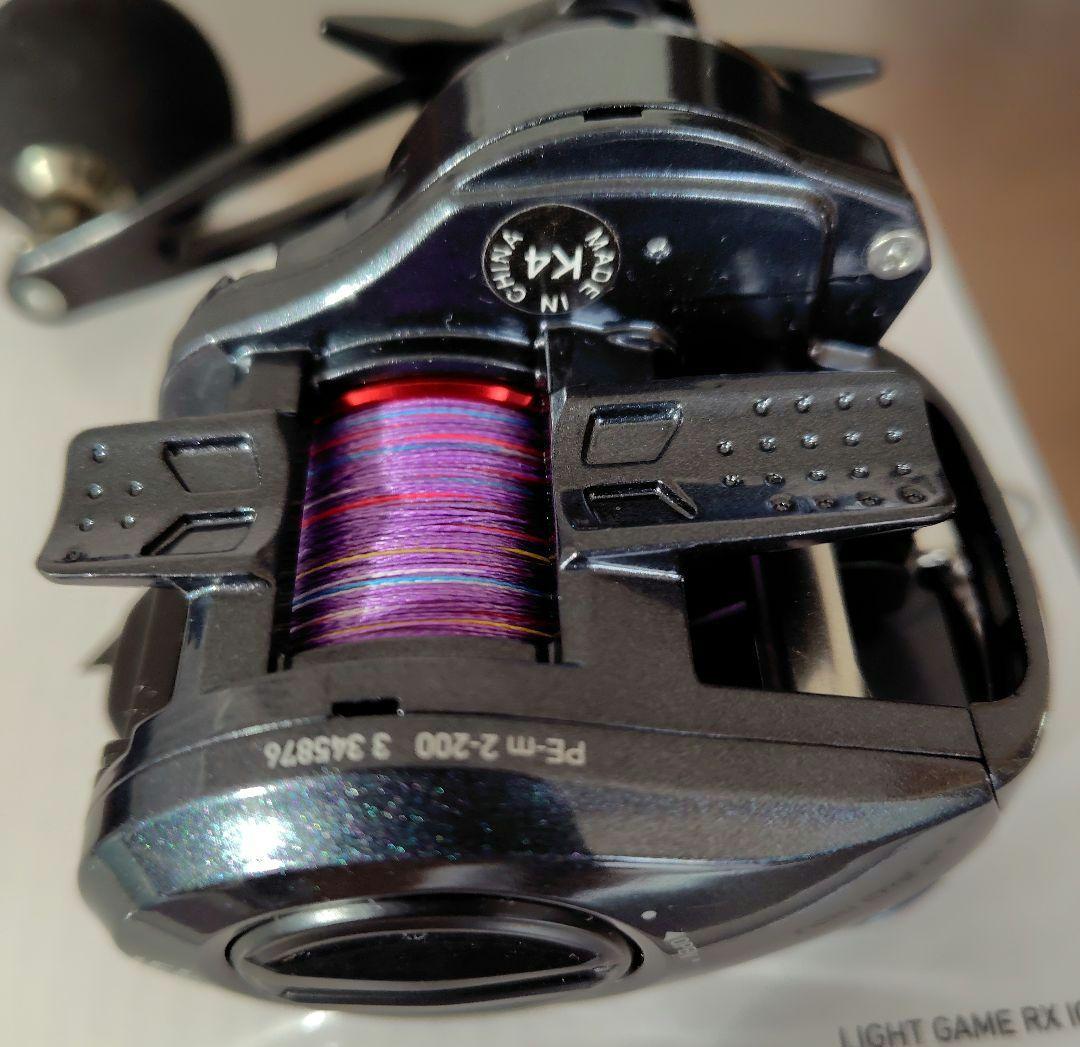 LIGHTGAME RX IC 150 ベイトリール　新品 PE付き