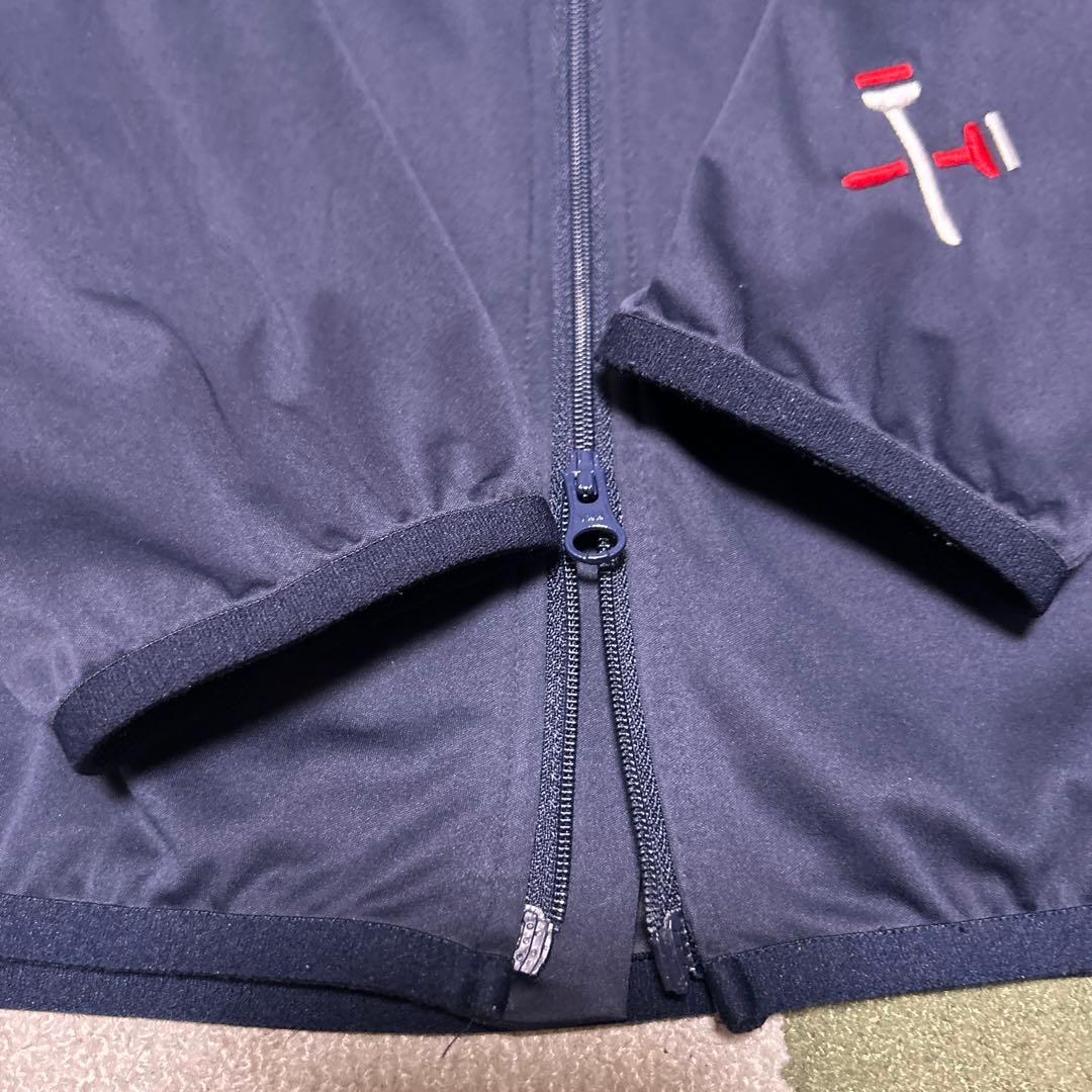 ビームスゴルフ☆2wayブルゾン☆L美品☆ネイビー