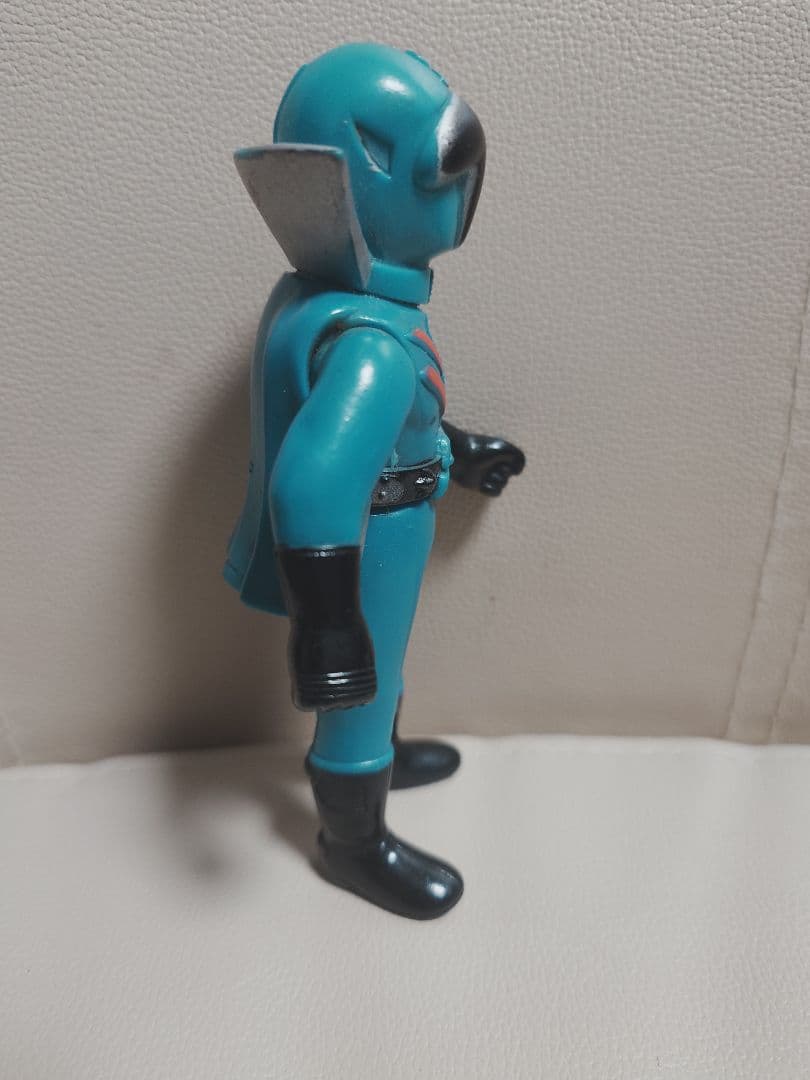 バンダイ ポピー ゴレンジャー アオレンジャー ソフビ 当時物　石森プロ