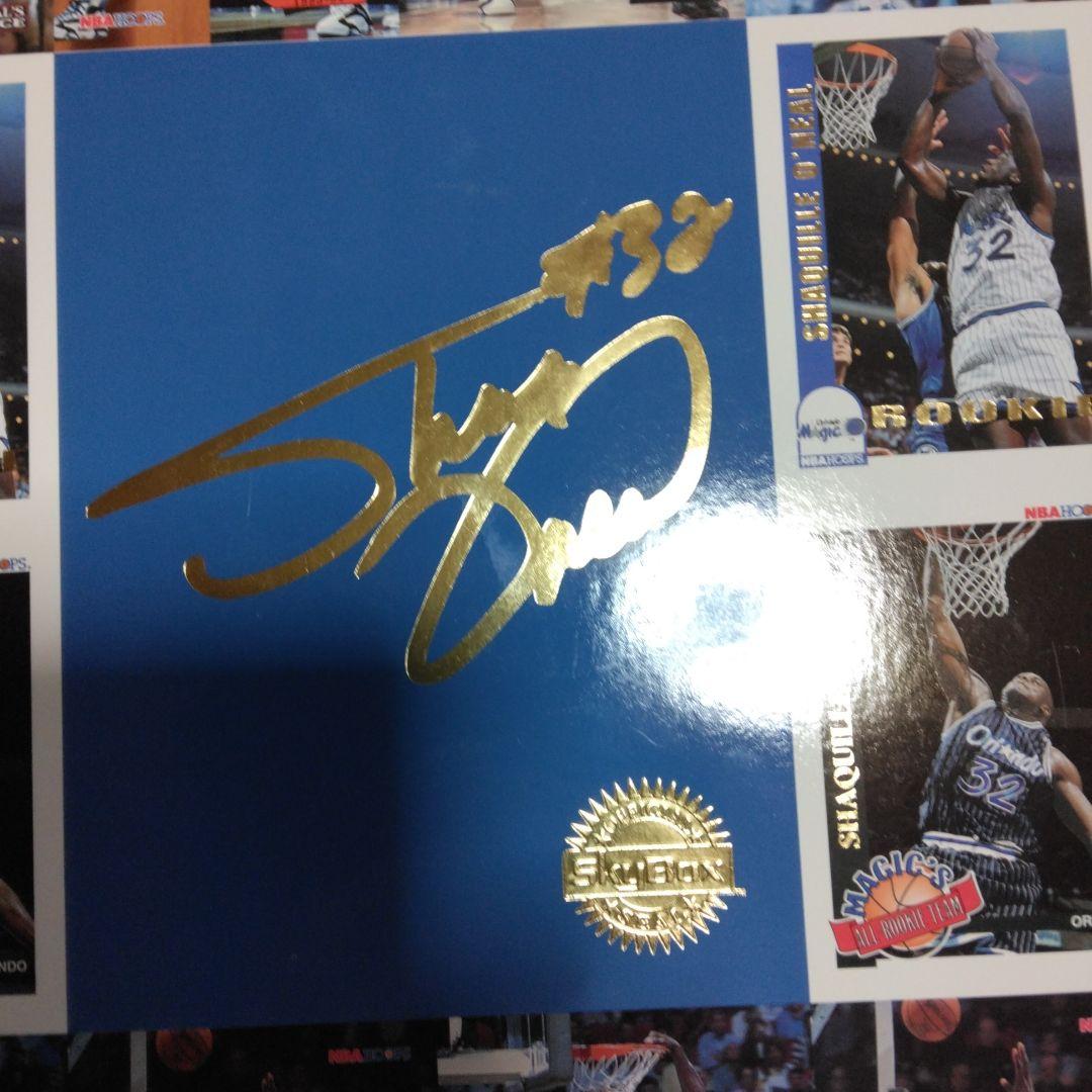 NBAレアカード　シャキールオニール　加工前の超レアカードシート　オマケ付き