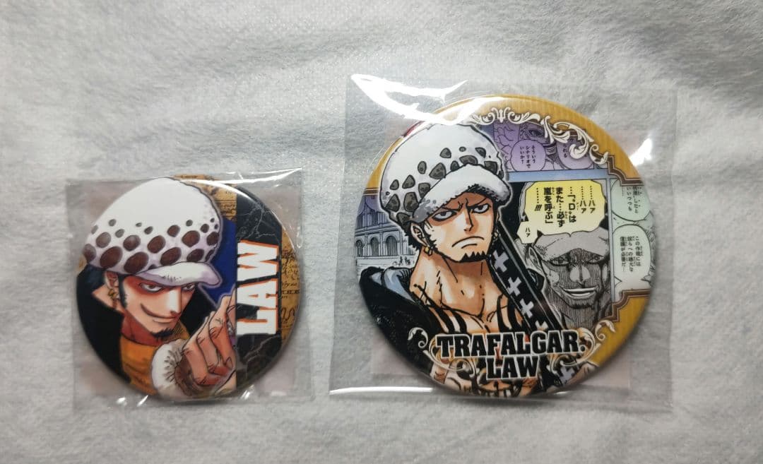 ワンピース　トラファルガー・ロー　缶バッジ　まとめ売り