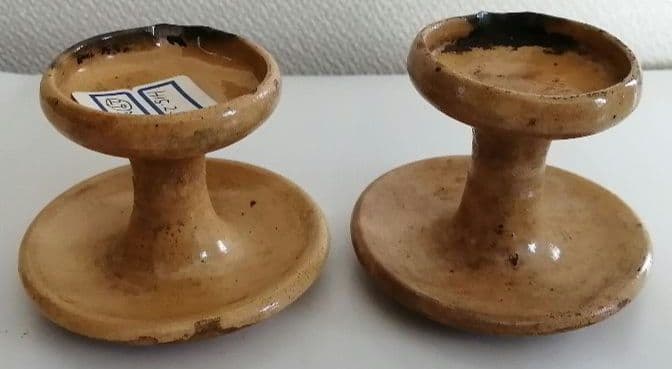 灯明皿　1対