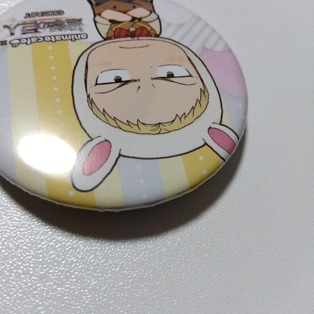 【進撃の巨人】ライナー アニメイトカフェ 缶バッジ イースター