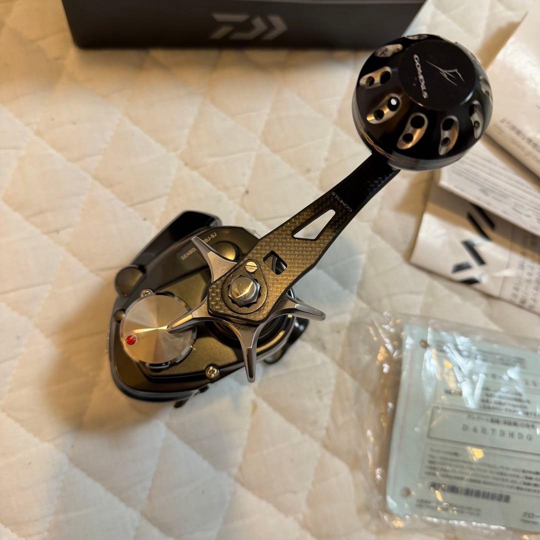 美品　電動リール シーボーグ200J-SJ 1.5号300m付 右　ゴメクサス