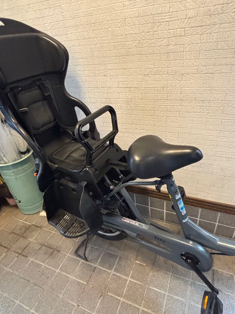 札幌市⭕️手渡しのみ⭕️美品⭕️シティサイクル チャイルドシート付き 20インチ切り替