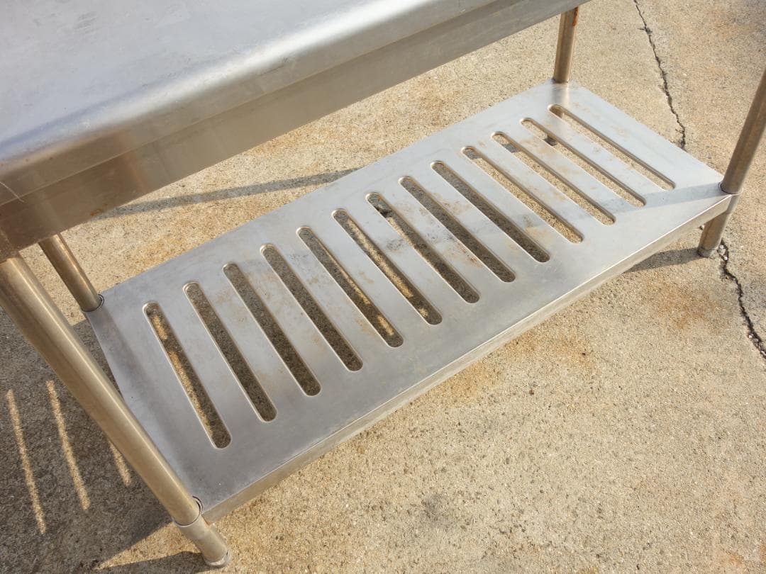 【中古】M▽タニコー 業務用 厨房 作業台 棚 ステンレス (Fe1839)