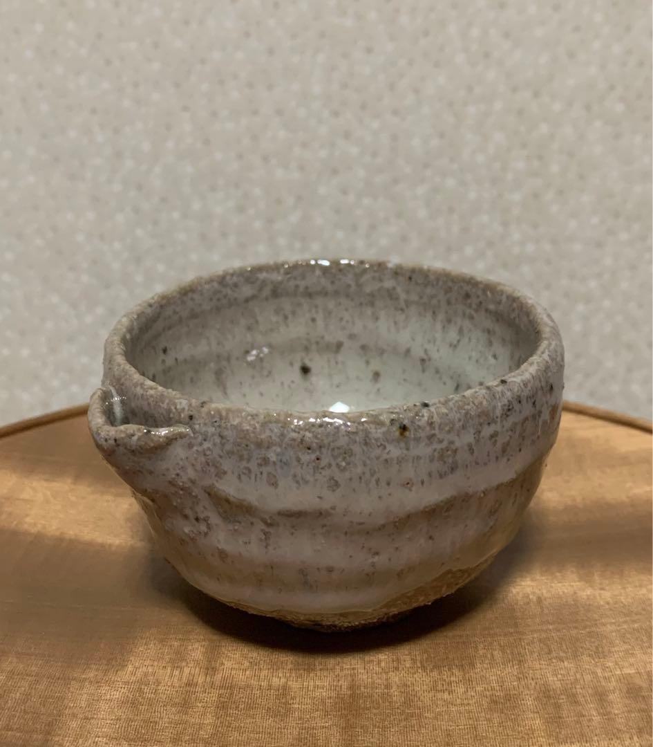 【最上作】　酒器　西岡小十 作　斑唐津片口ぐい呑　唐津焼　月末特価
