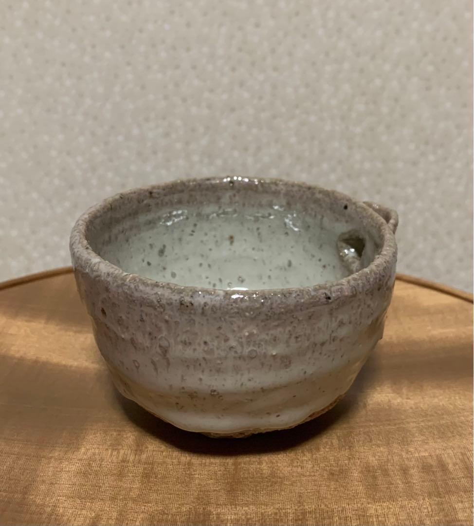 【最上作】　酒器　西岡小十 作　斑唐津片口ぐい呑　唐津焼　月末特価
