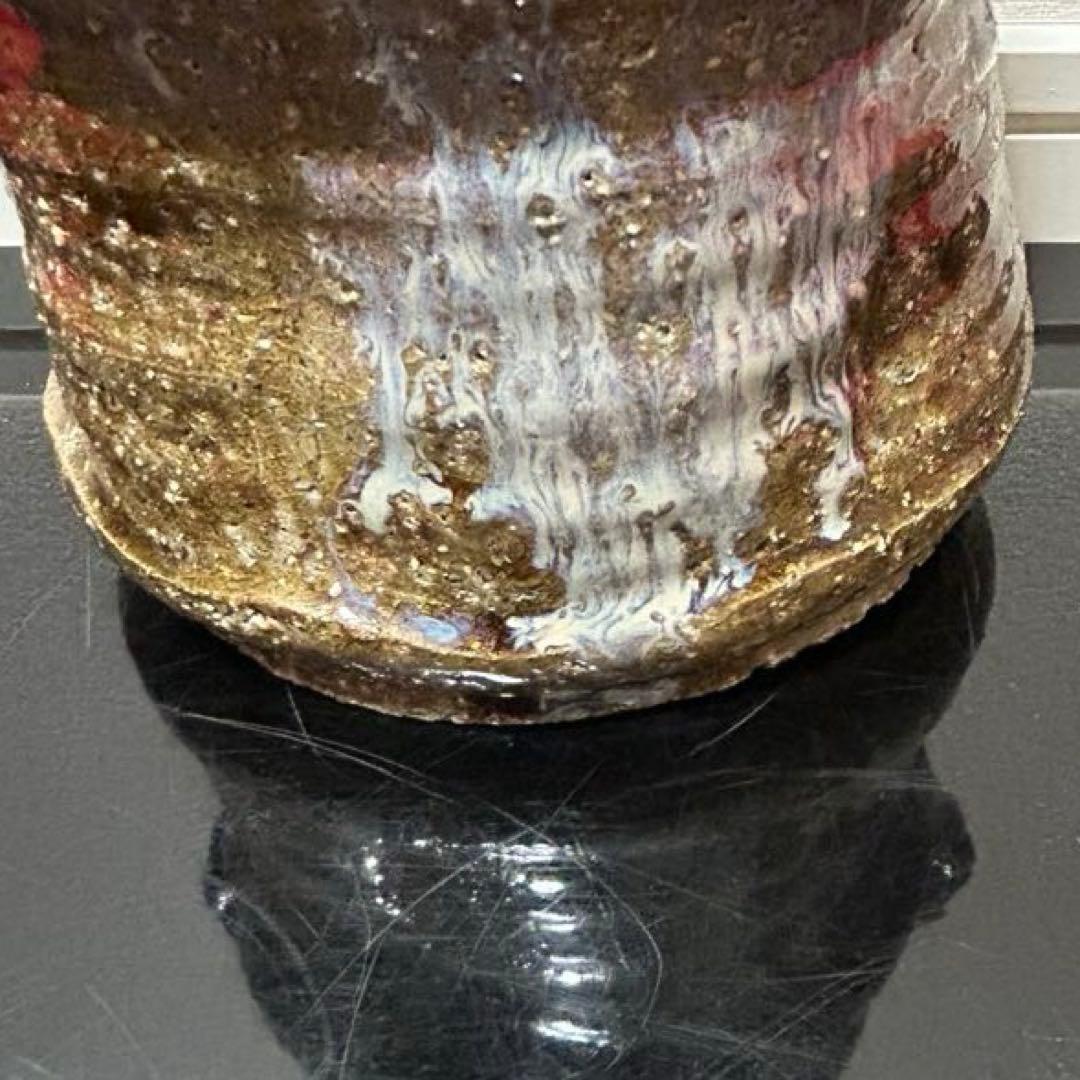 森岡嘉祥　灰釉水指　茶道具懐石茶箱鵬雲斎坐忘斎淡々斎即中斎棗水指茶碗棗茶杓