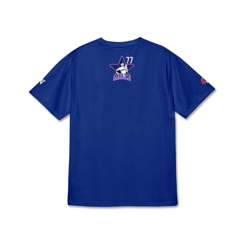 2026　WBC　77　峮峮　チュンチュン　応援　Tシャツ　ブルー