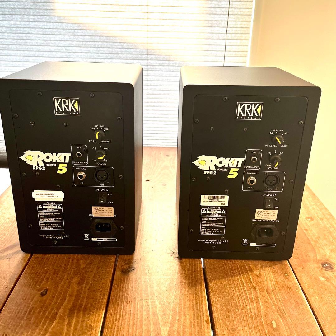 完全整備済　KRK ROKIT 5 音質・耐久性　チューンナップ品