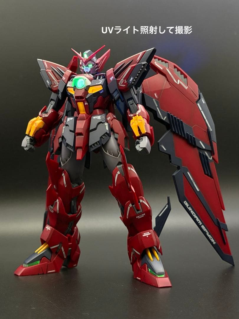 MG 1/100 ガンダムエピオン EW 成形色シャドウ吹き半光沢トップコート