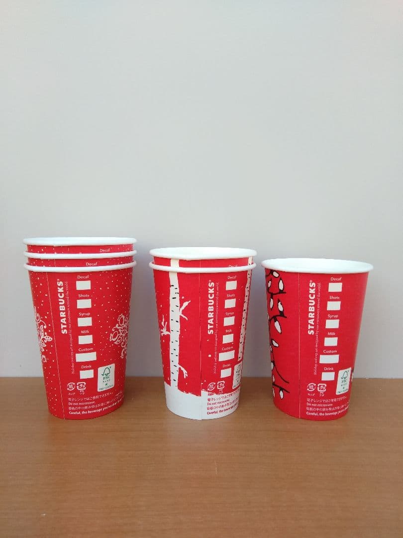 STARBUCKS　スターバックス　ホリデーカップ　2016　未使用　未記入　②