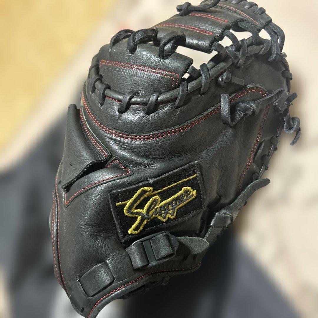 久保田スラッガー　KUBOTA SLUGGER 黒 軟式野球　キャッチャーミット
