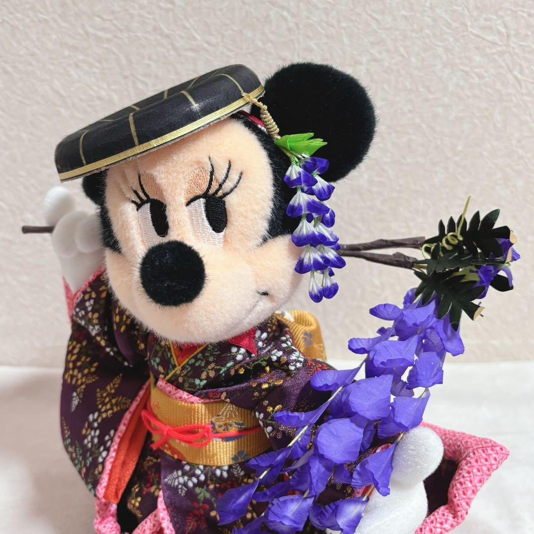 【激レア！入手困難品】ミニーマウス 藤娘　ぬいぐるみ