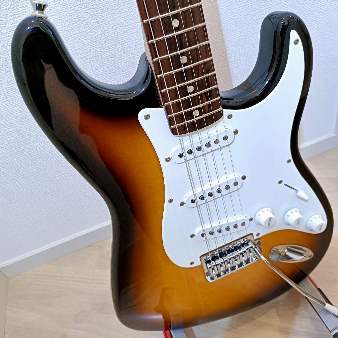 Squier ストラトキャスター　サンバースト エレキギター メンテ済