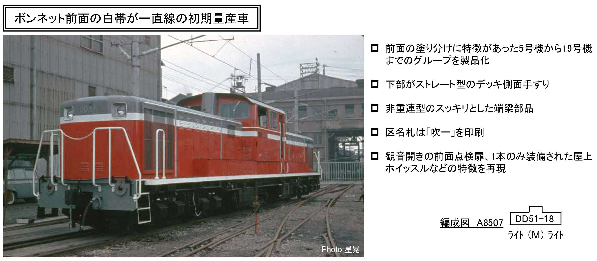 マイクロエース A8507 DD51-18 3次型 ディーゼル機関車