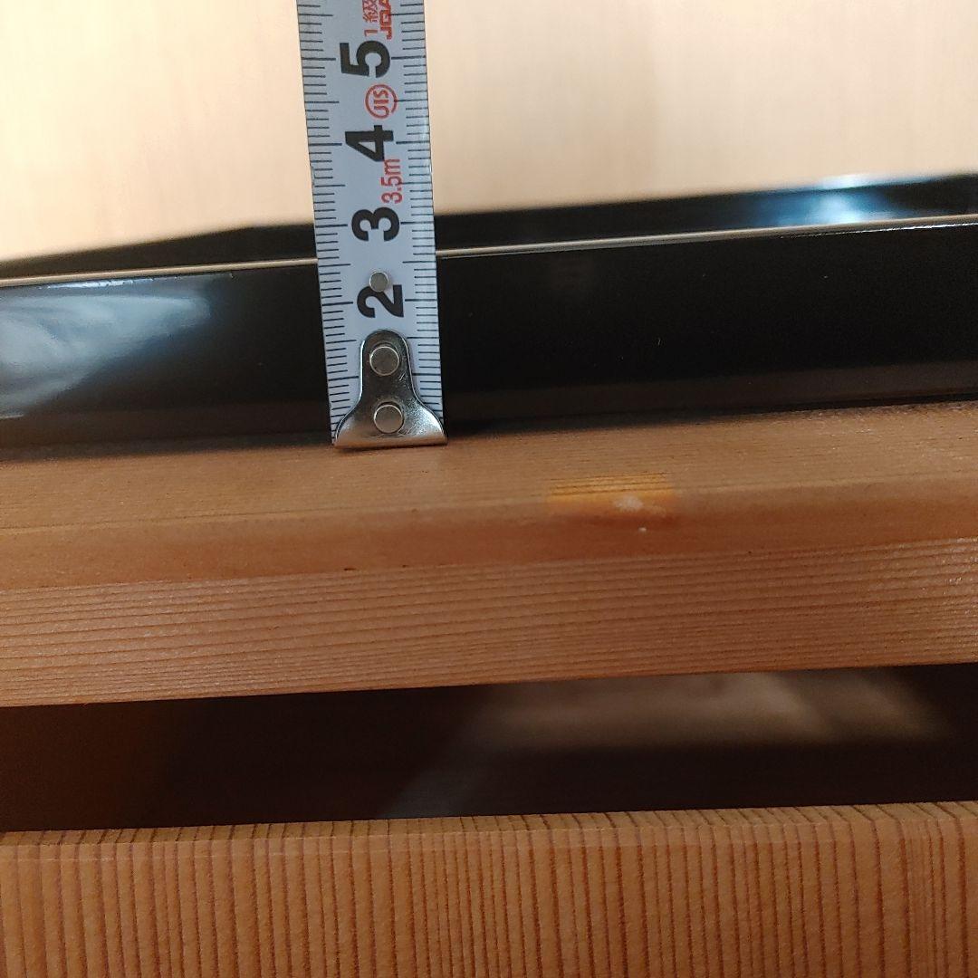膳 5枚セット 木製収納箱付き 茶懐石道具　お膳　４枚　輪島塗
