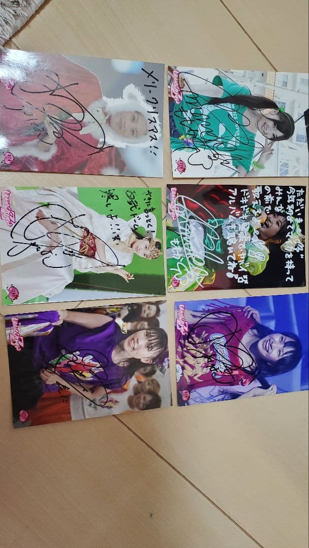 【ももかちゃんファン必見】ももクロサイン&コメント入り生写真6枚セット