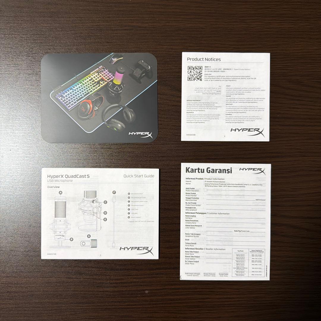 HyperX QuadCast S ブラック