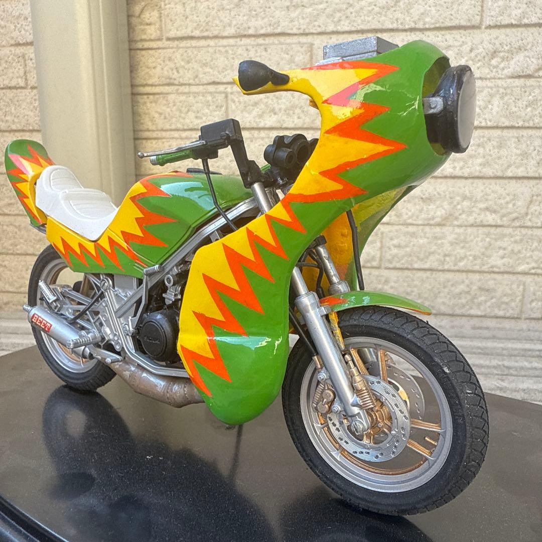 俺のマシン　RG250R 完成品　当時物　旧車會　暴走族　爆発カラー　1/12