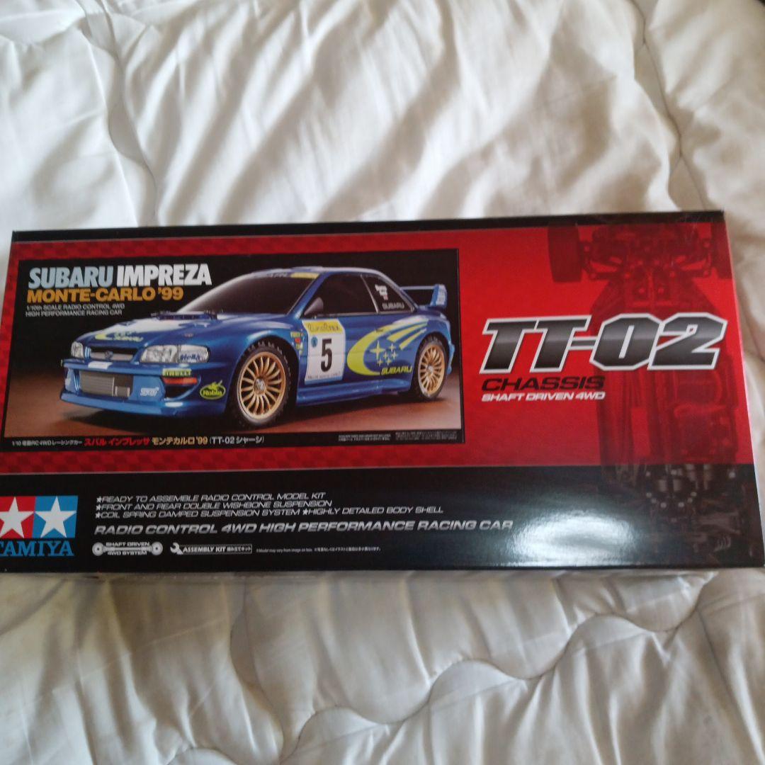 タミヤインプレッサ1/10 TT-02シャーシ　モンテカルロ99