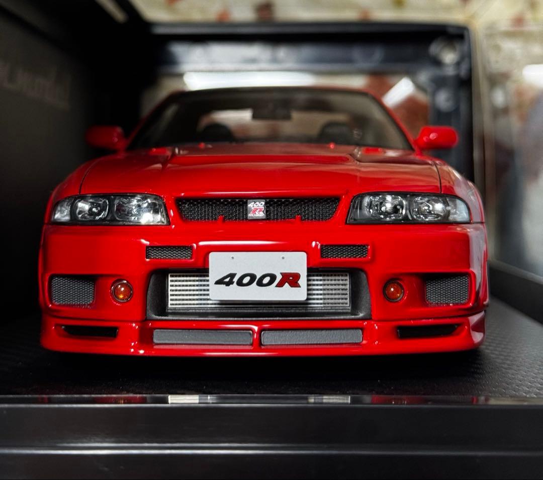 ミニカー Nismo R33 GT-R 400R 1/18 Red IG2253 NEW