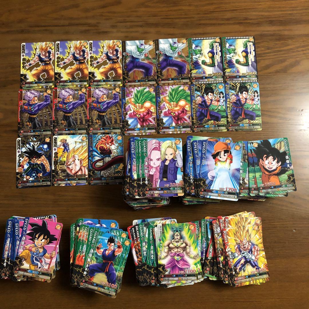 ドラゴンバトラーズ　第１〜７弾のカード　1100枚