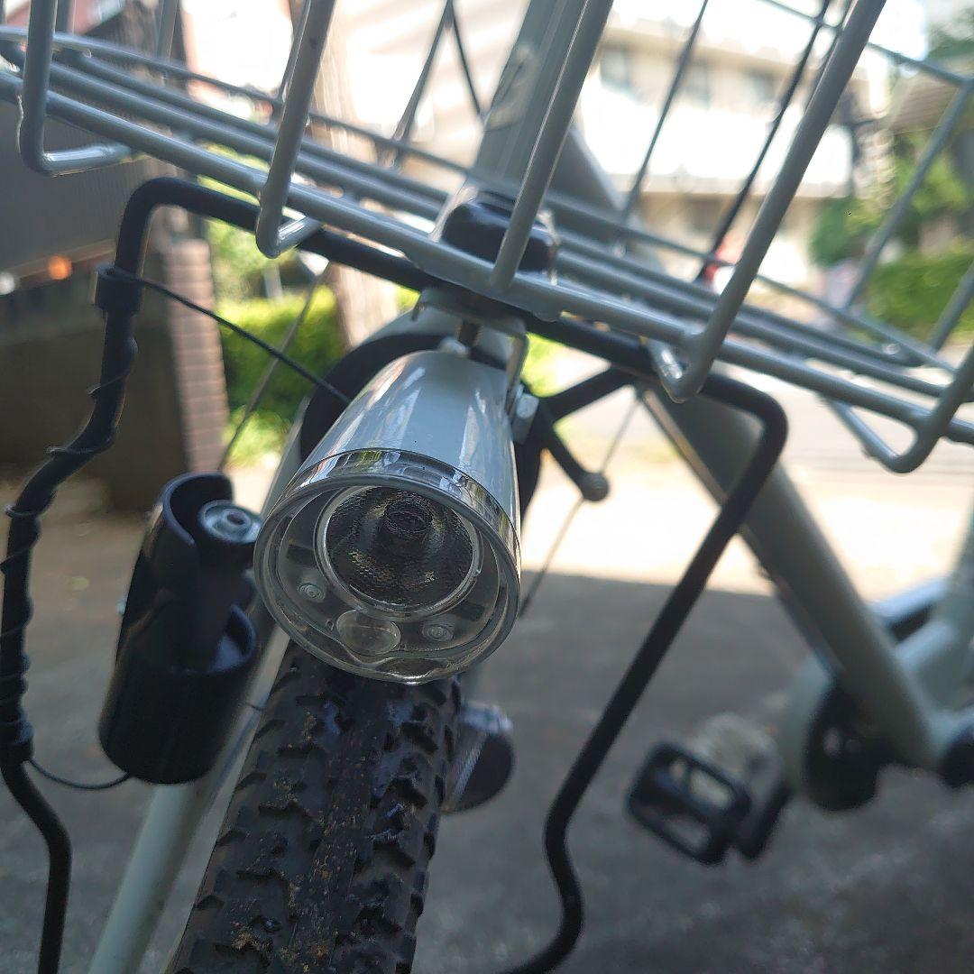 bikke 子供用自転車 グレー 前面バスケット付き