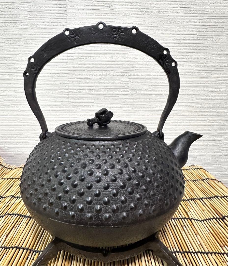 未使用、保管品　南部成龍堂鋳　及川光正　斎峰造　宝珠形馬蹄鉉　父ちゃん様売約済み