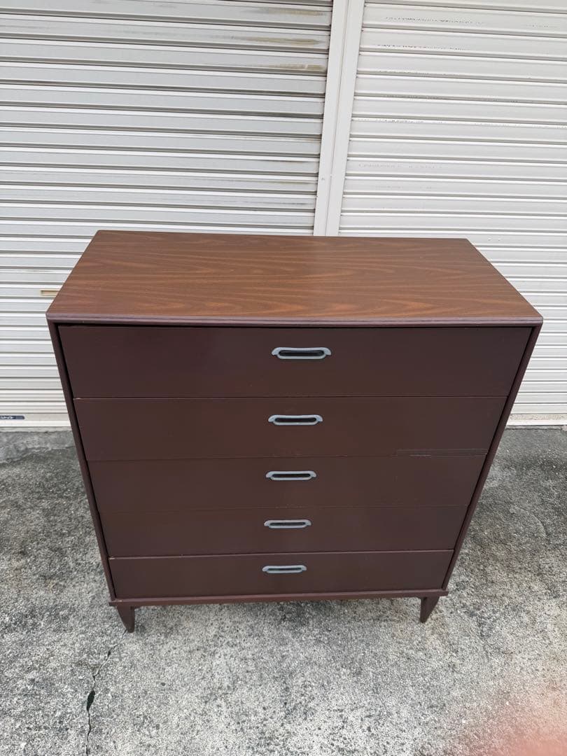 ドレクセル ヘリテイジ 脚付き5段チェスト DREXEL USヴィンテージ