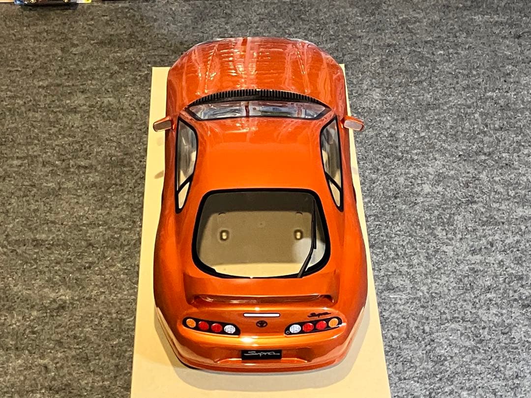 タミヤ ラジコン RC トヨタ スープラ 塗装済スペアボディ メタリックオレンジ