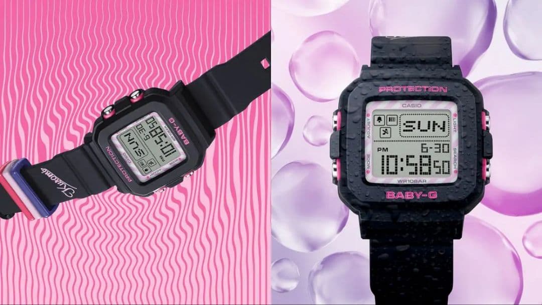 【レア　新品未使用】BABY-G 「クロミちゃん」コラボモデル　デジタル腕時計