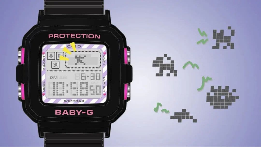 【レア　新品未使用】BABY-G 「クロミちゃん」コラボモデル　デジタル腕時計