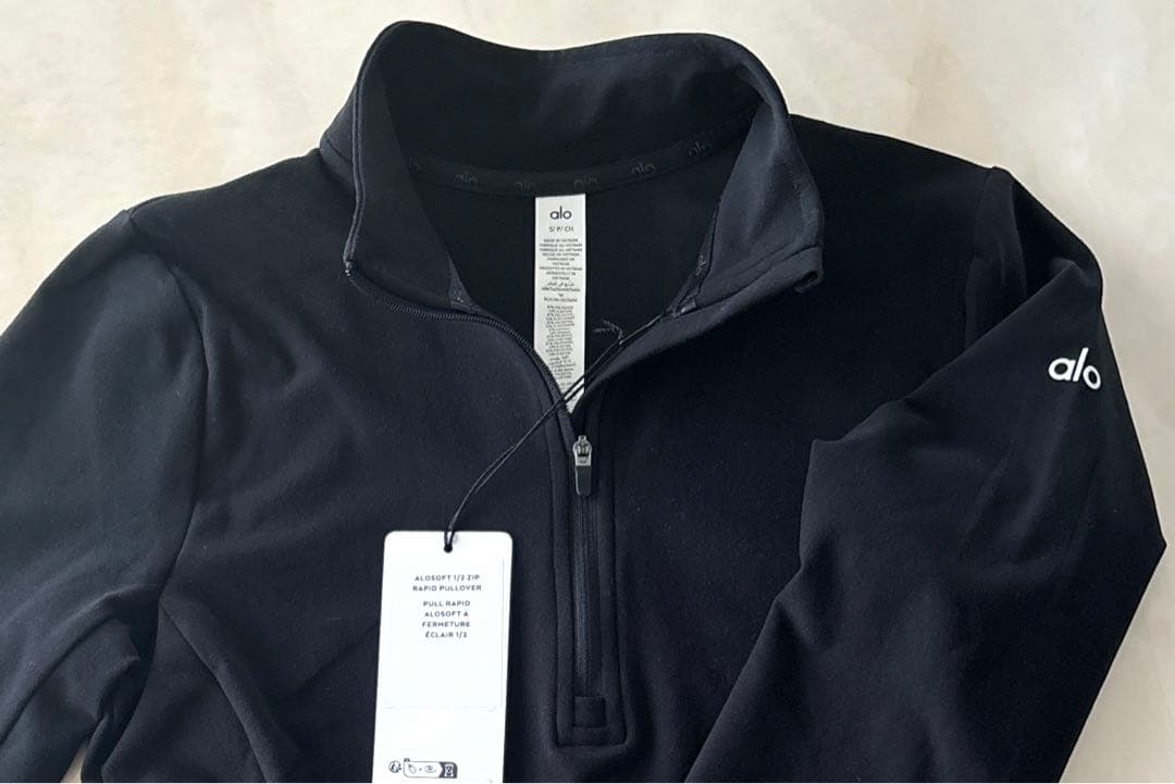 ヨガ・ピラティス alo Alosoft 1/2 Zip Rapid Pullover