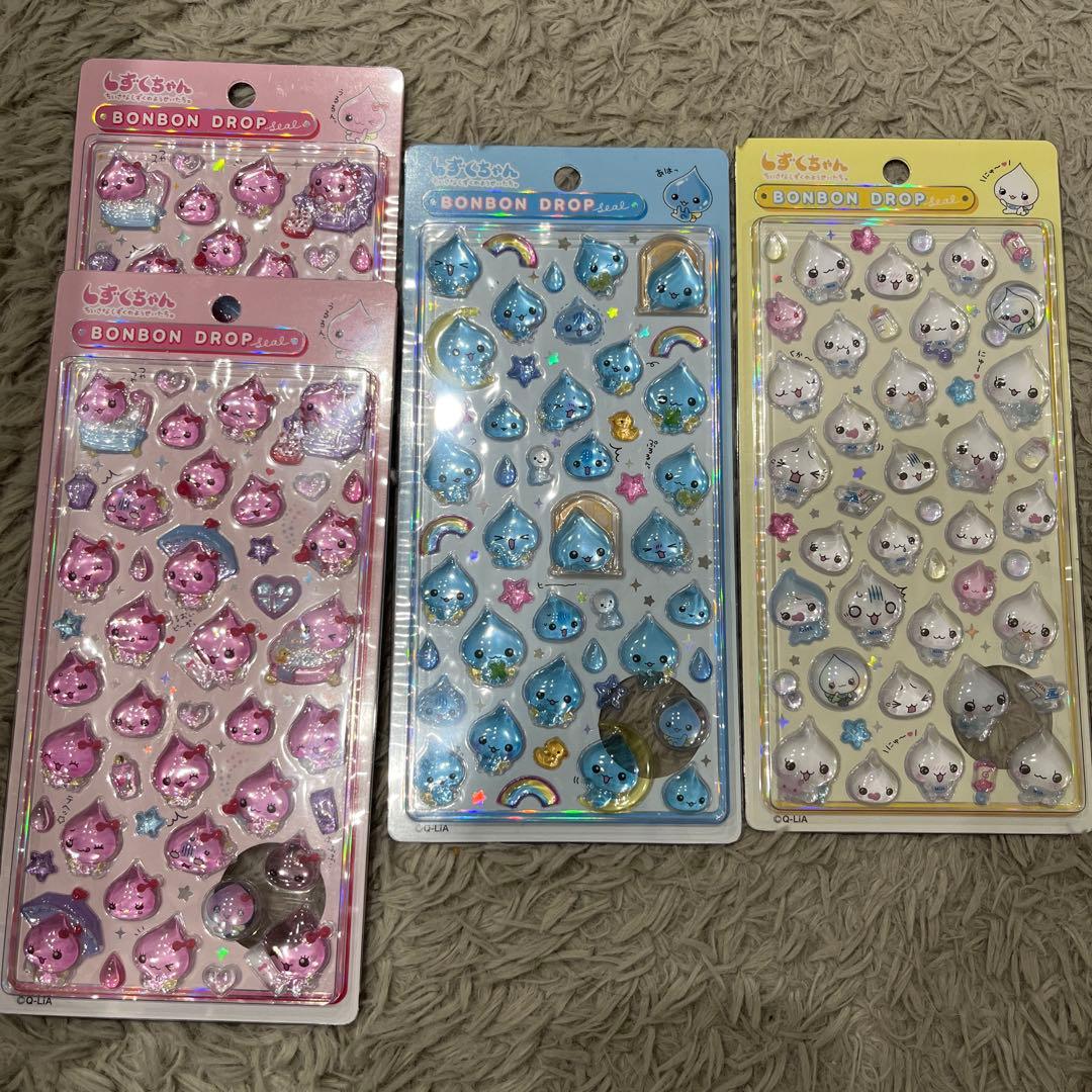 ボンボンドロップシール　たまごっち　サンリオ　しずくちゃん　正規品、正規購入